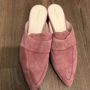 Pink Suede Haan Mule